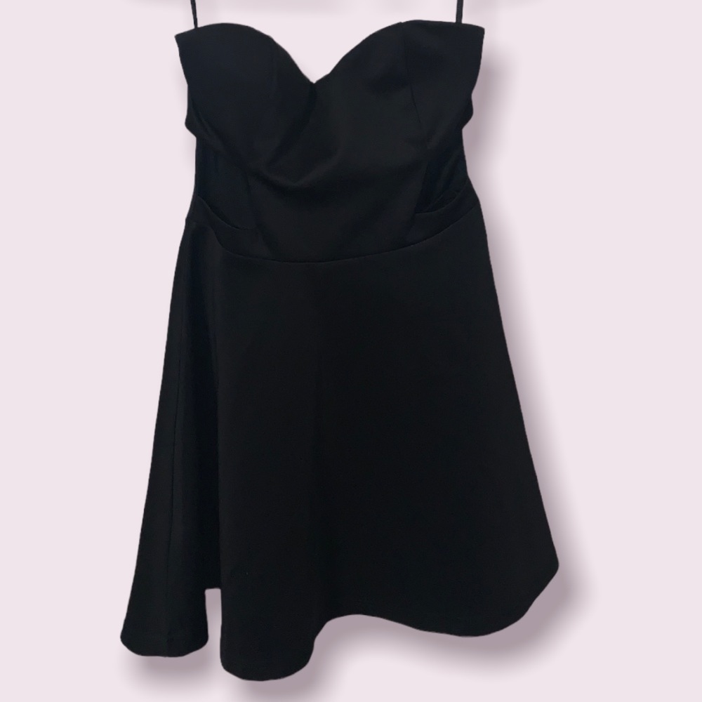 Little black dress with side cut outs